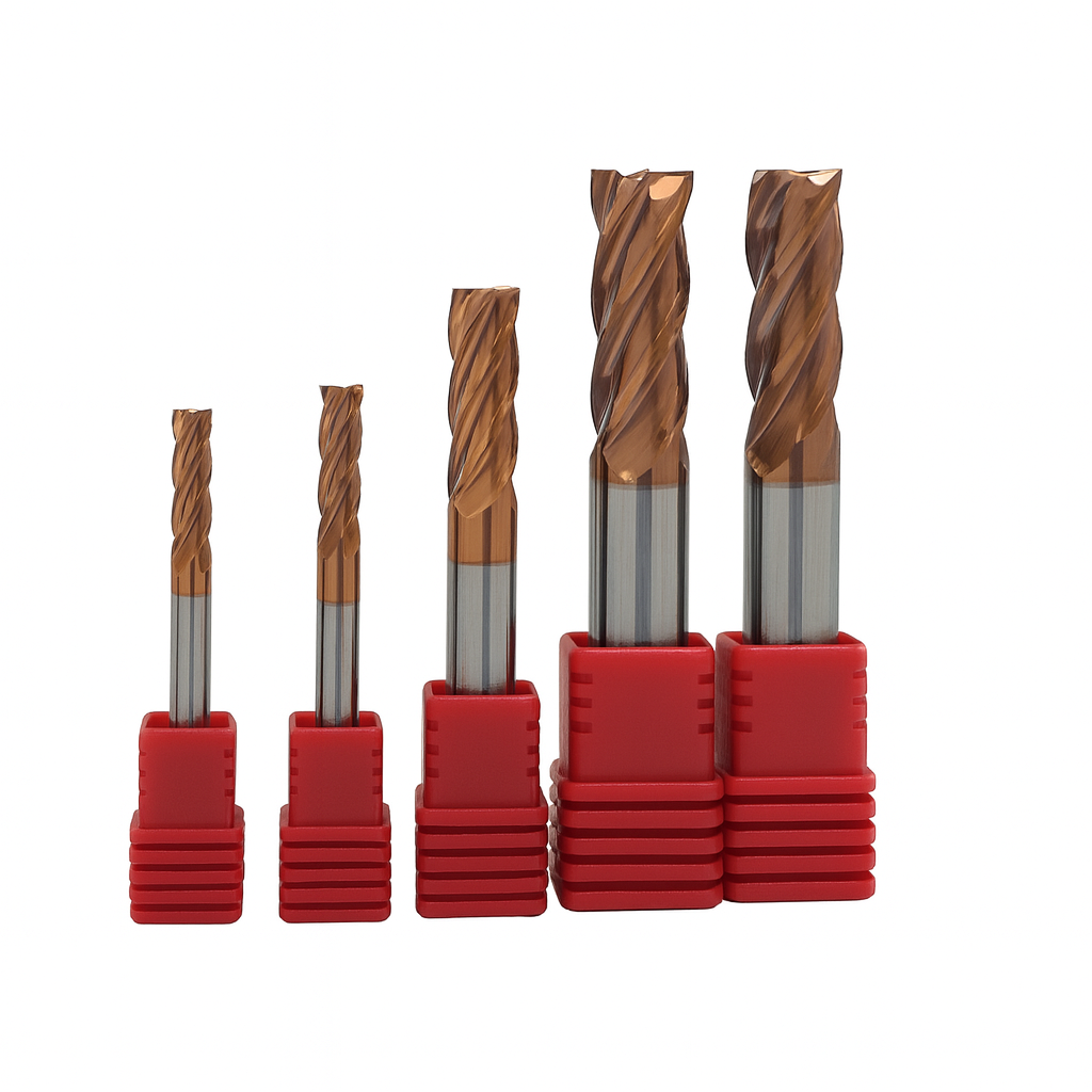 MICRO GRAIN CARBIDE ENDMILLS 55HRC FLAT