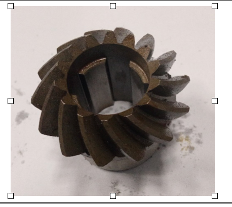 14T 3.4M LH SPIRAL PINION