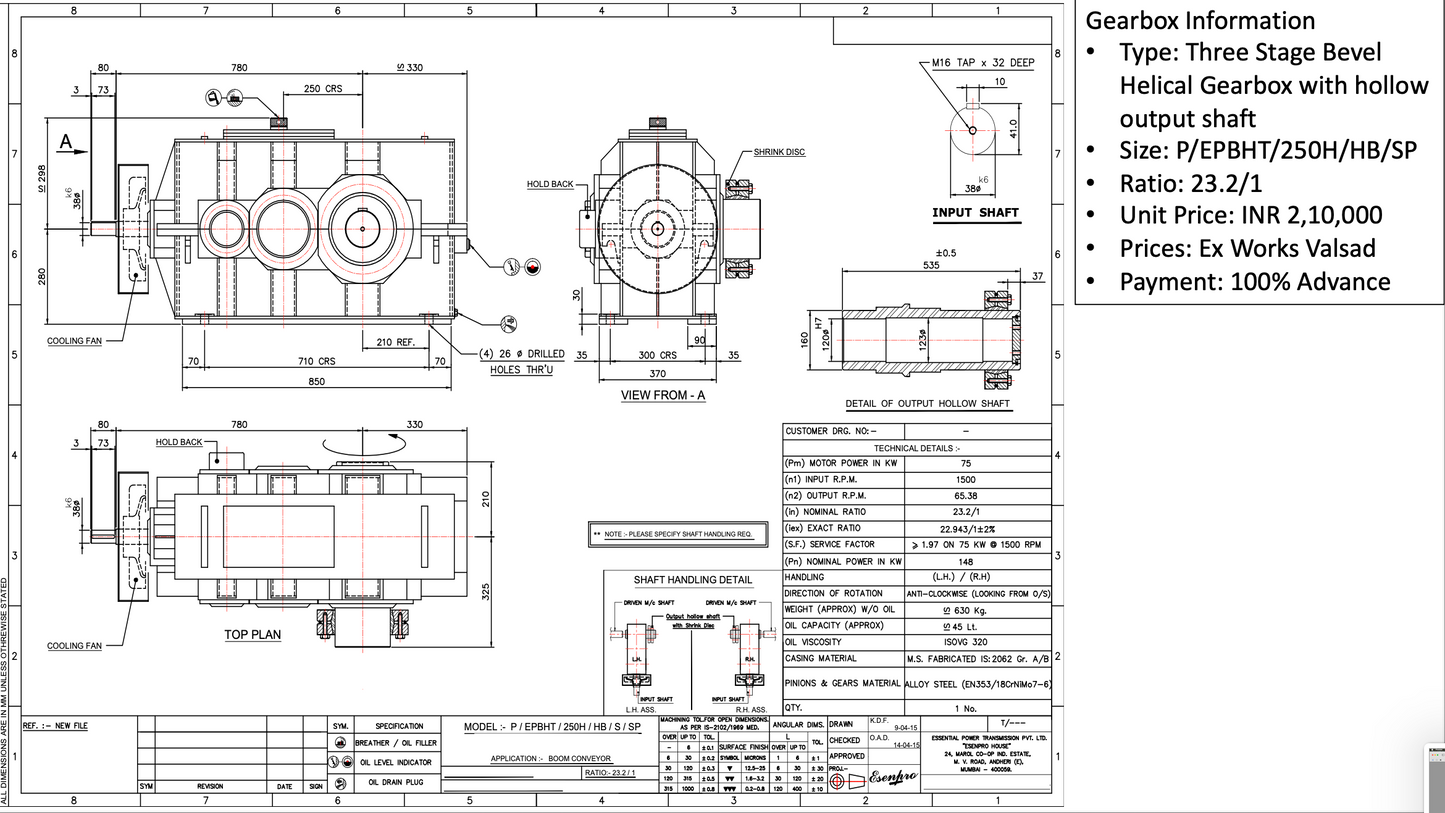 P/EPBHT/250H/SP