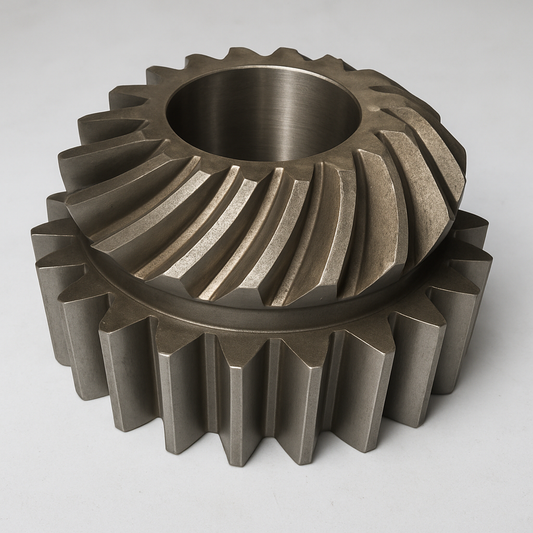 24T 2.5M SPUR WITH 17T 3.4M RH SPIRAL PINION