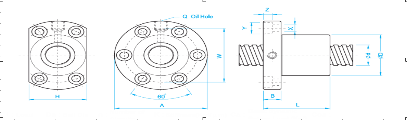 Ball Screw PRECISION MACHINE KRAFT